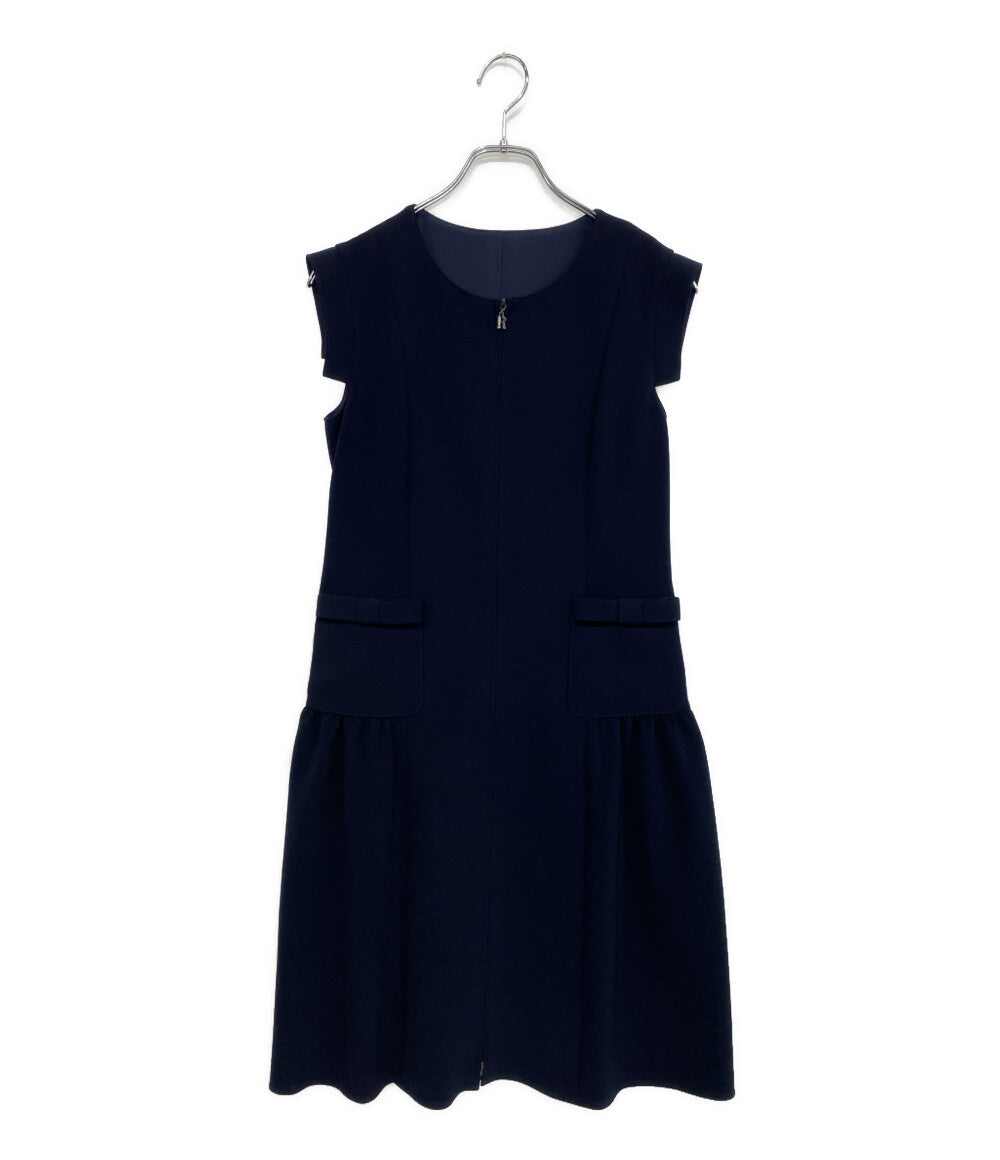 Rene ノースリーブワンピース 5136170 ネイビー Rチャーム 5136170 レディース SIZE 34 ルネ