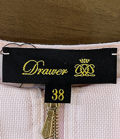 美品 Drawer 半袖ブラウス 6521-2-991377 レディース SIZE 38 ドゥロワー