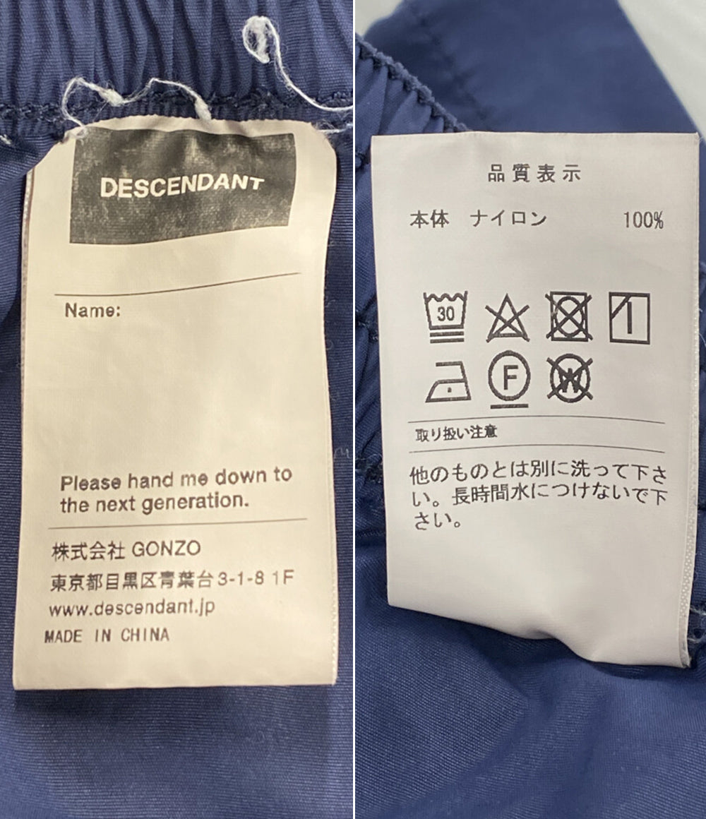DESCENDANT ショートパンツ ナイロン ネイビー イージー メンズ SIZE 2 ディセンダント