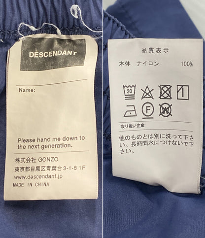 DESCENDANT ショートパンツ ナイロン ネイビー イージー メンズ SIZE 2 ディセンダント