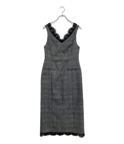 Apuweiser-Riche ノースリーブワンピース レーストリムIラインジャンスカ 25464181 レディース SIZE 1 アプワイザーリッシェ