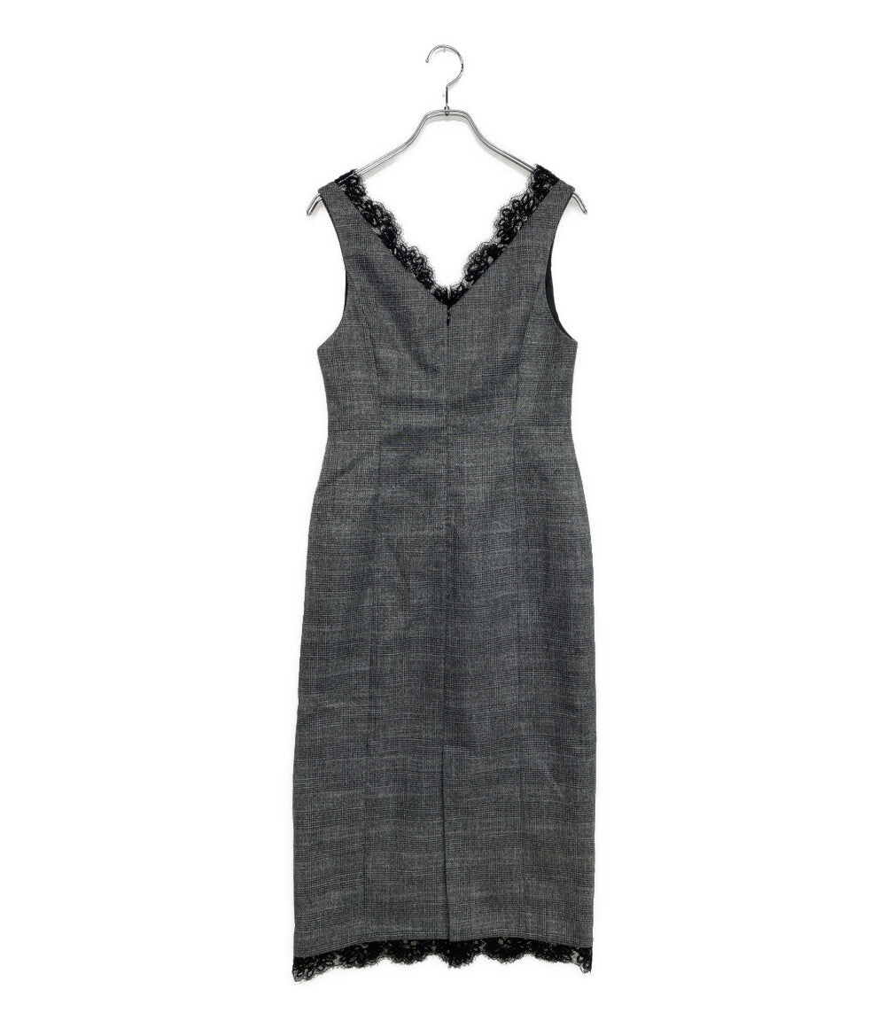 Apuweiser-Riche ノースリーブワンピース レーストリムIラインジャンスカ 25464181 レディース SIZE 1 アプワイザーリッシェ