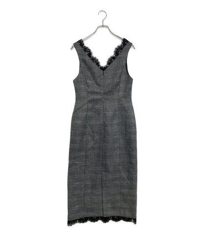 Apuweiser-Riche ノースリーブワンピース レーストリムIラインジャンスカ 25464181 レディース SIZE 1 アプワイザーリッシェ
