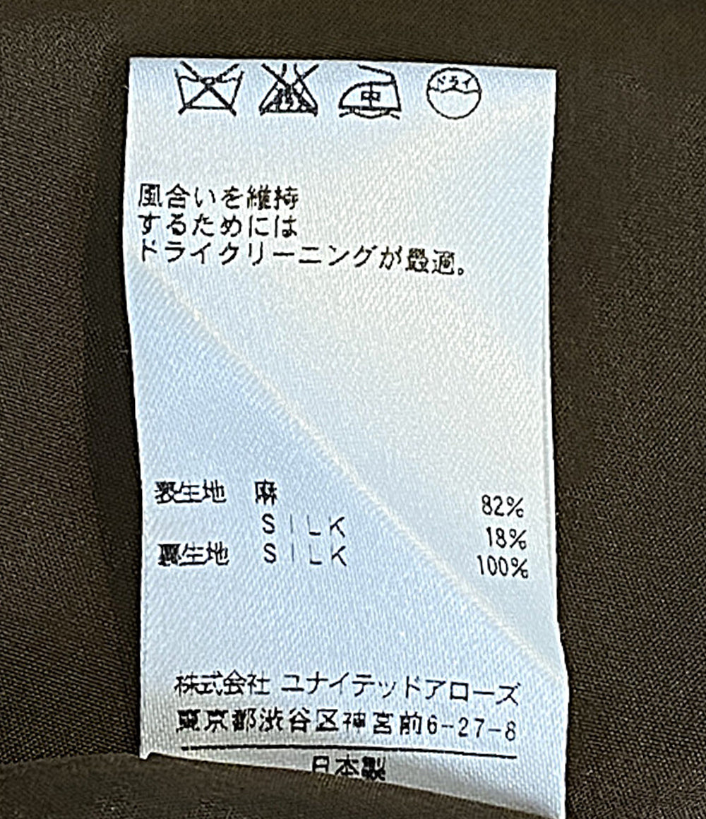 Drawer キャミワンピ リネン 1526-236-1653 レディース SIZE 40 ドゥロワー