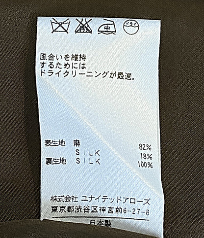 Drawer キャミワンピ リネン 1526-236-1653 レディース SIZE 40 ドゥロワー