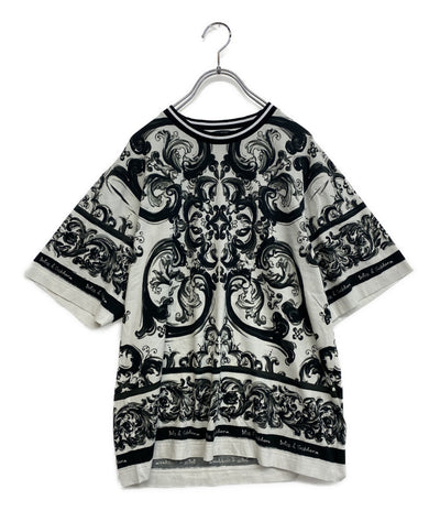美品 DOLCE & GABBANA マジョリカTシャツ メンズ SIZE 46 ドルチェアンドガッバーナ