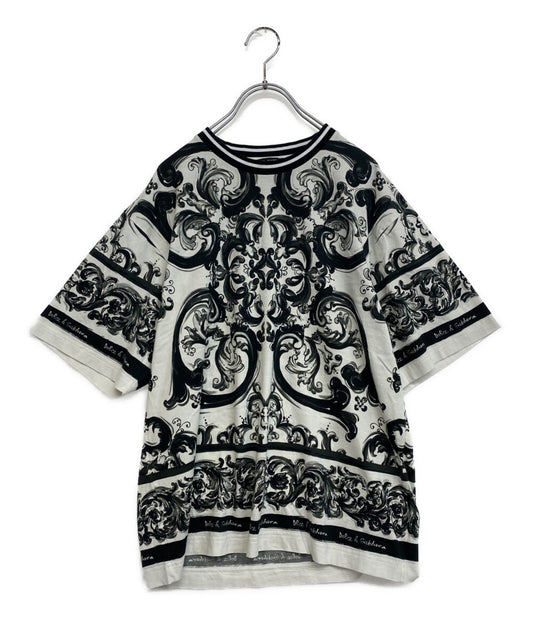 美品 DOLCE & GABBANA マジョリカTシャツ メンズ SIZE 46 ドルチェアンドガッバーナ