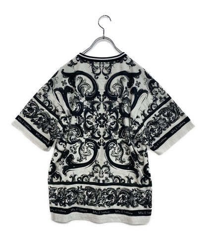 美品 DOLCE & GABBANA マジョリカTシャツ メンズ SIZE 46 ドルチェアンドガッバーナ