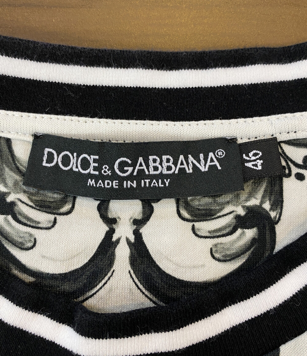 美品 DOLCE & GABBANA マジョリカTシャツ メンズ SIZE 46 ドルチェアンドガッバーナ