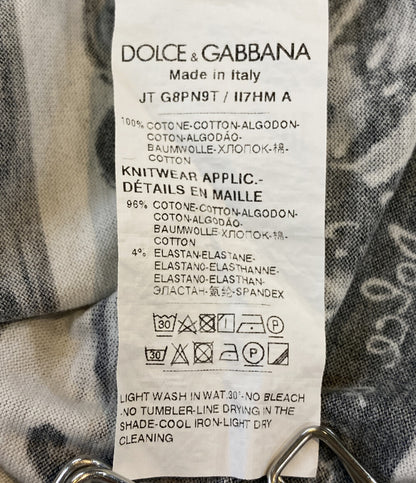 美品 DOLCE & GABBANA マジョリカTシャツ メンズ SIZE 46 ドルチェアンドガッバーナ