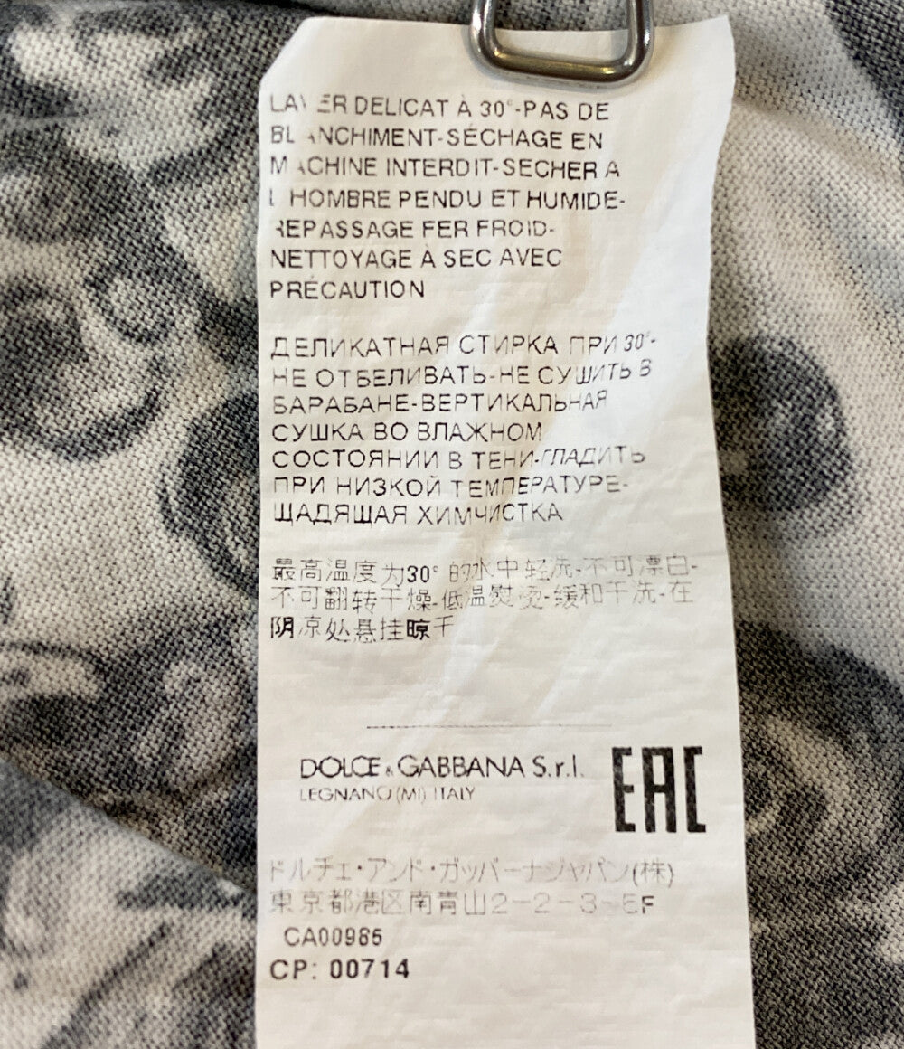 美品 DOLCE & GABBANA マジョリカTシャツ メンズ SIZE 46 ドルチェアンドガッバーナ