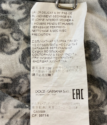 美品 DOLCE & GABBANA マジョリカTシャツ メンズ SIZE 46 ドルチェアンドガッバーナ