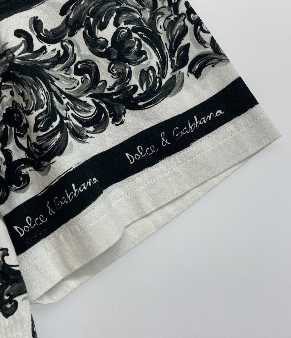 美品 DOLCE & GABBANA マジョリカTシャツ メンズ SIZE 46 ドルチェアンドガッバーナ