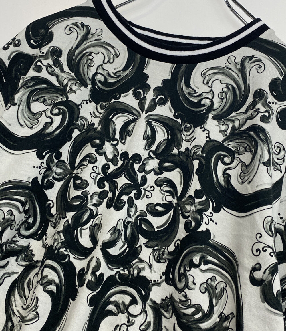 美品 DOLCE & GABBANA マジョリカTシャツ メンズ SIZE 46 ドルチェアンドガッバーナ