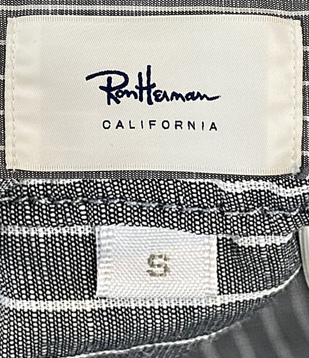 Ron Herman 半袖シャツ リネン混シャツ 4220700002 メンズ SIZE S ロンハーマン