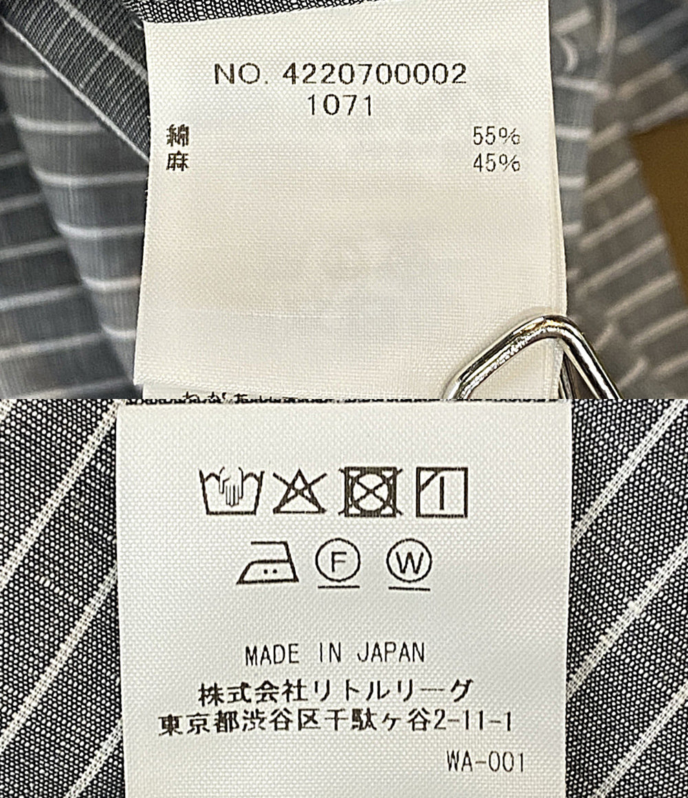 Ron Herman 半袖シャツ リネン混シャツ 4220700002 メンズ SIZE S ロンハーマン