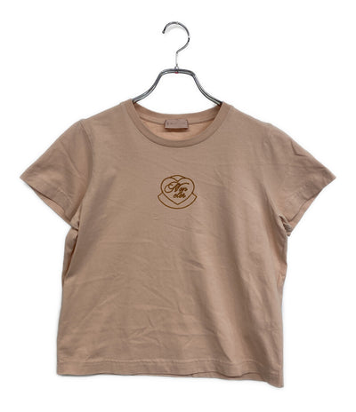 美品 MONCLER 半袖Ｔシャツ ハートロゴTシャツ K20938C00009 レディース SIZE M モンクレール