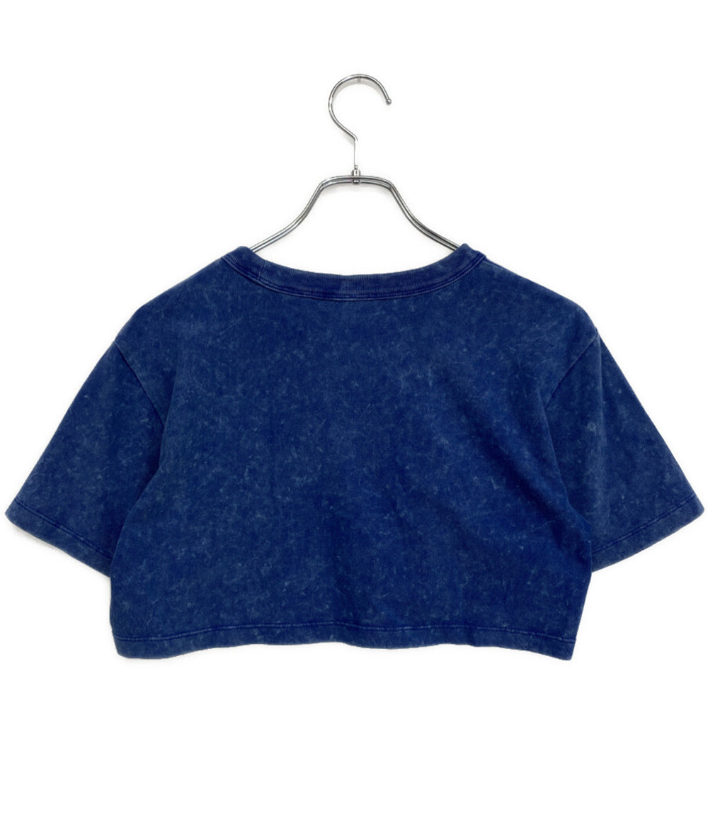ALEXANDER WANG 半袖Ｔシャツ ウォッシュ クロップド ブルー レディース SIZE XS アレキサンダーワン