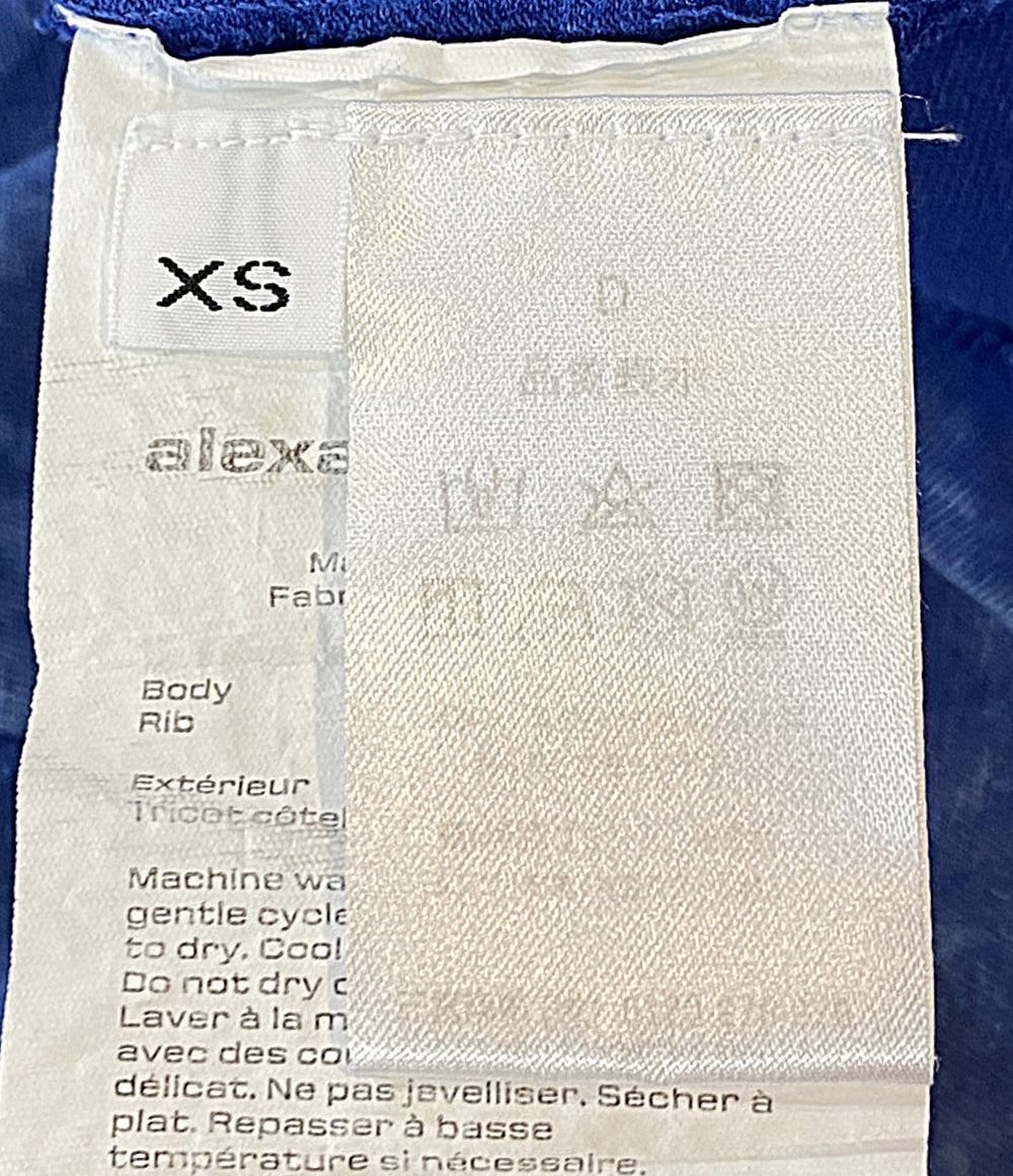 ALEXANDER WANG 半袖Ｔシャツ ウォッシュ クロップド ブルー レディース SIZE XS アレキサンダーワン