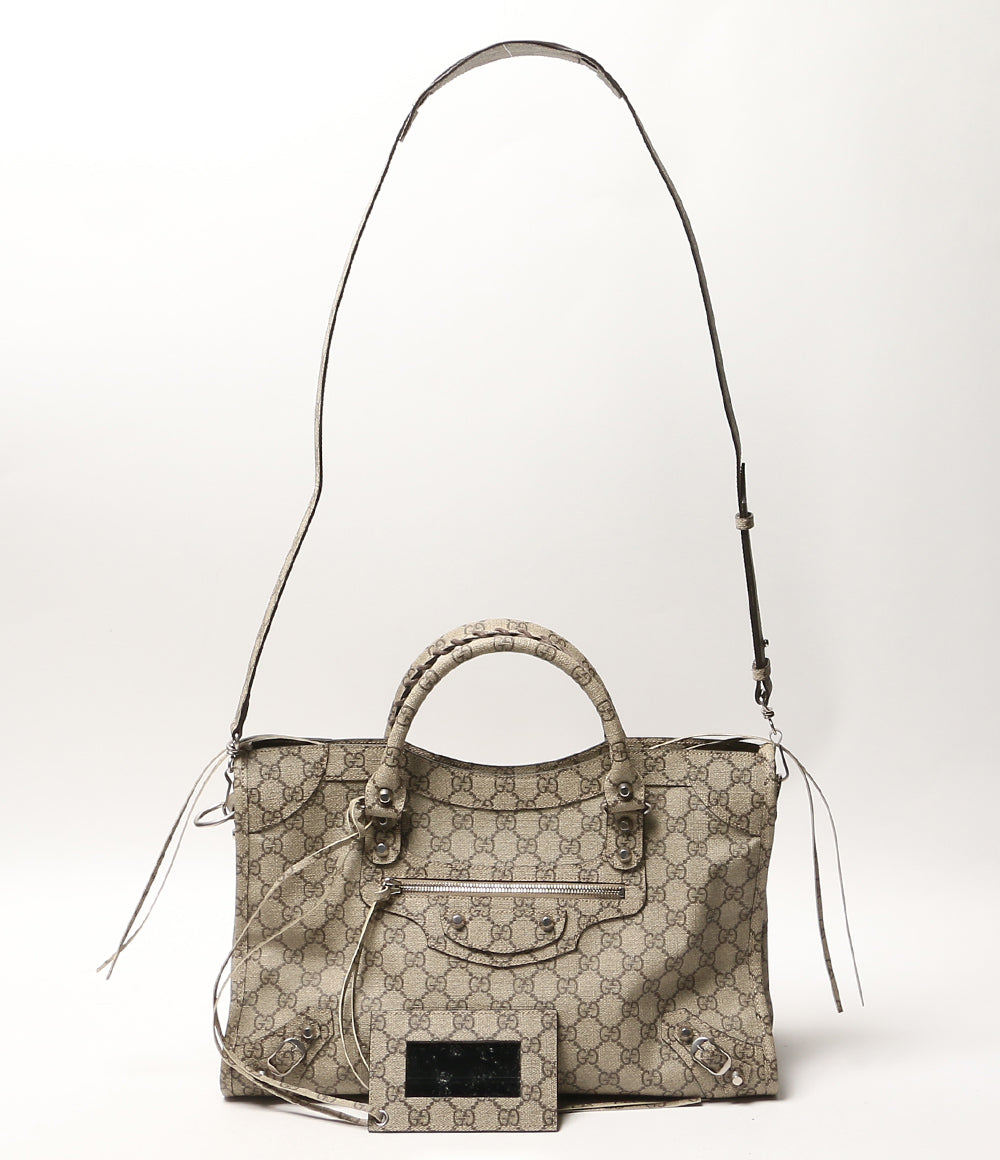 GUCCI×BALENCIAGA バレンシアガ ミディアム ネオ クラシック バッグ