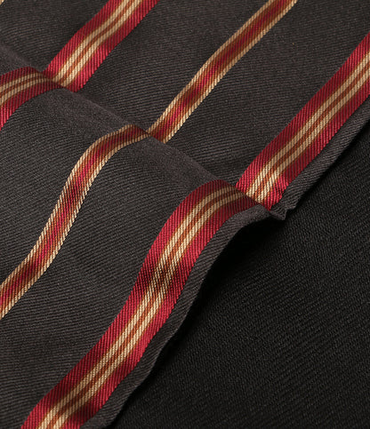 BURBERRY ストール ブラック ストライプ WTC60-309-36 メンズ バーバリー