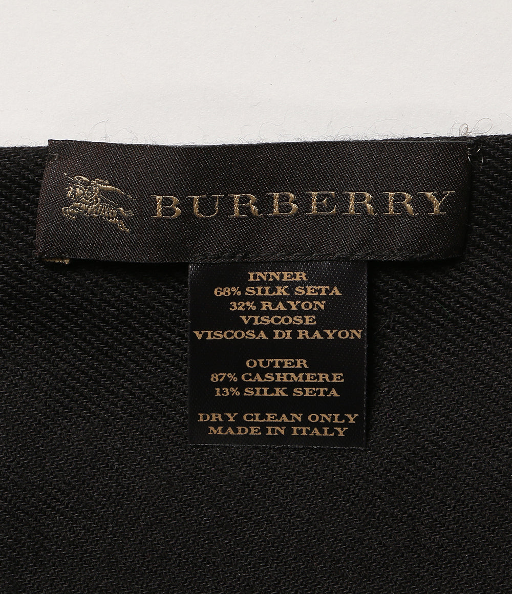 BURBERRY ストール ブラック ストライプ WTC60-309-36 メンズ バーバリー