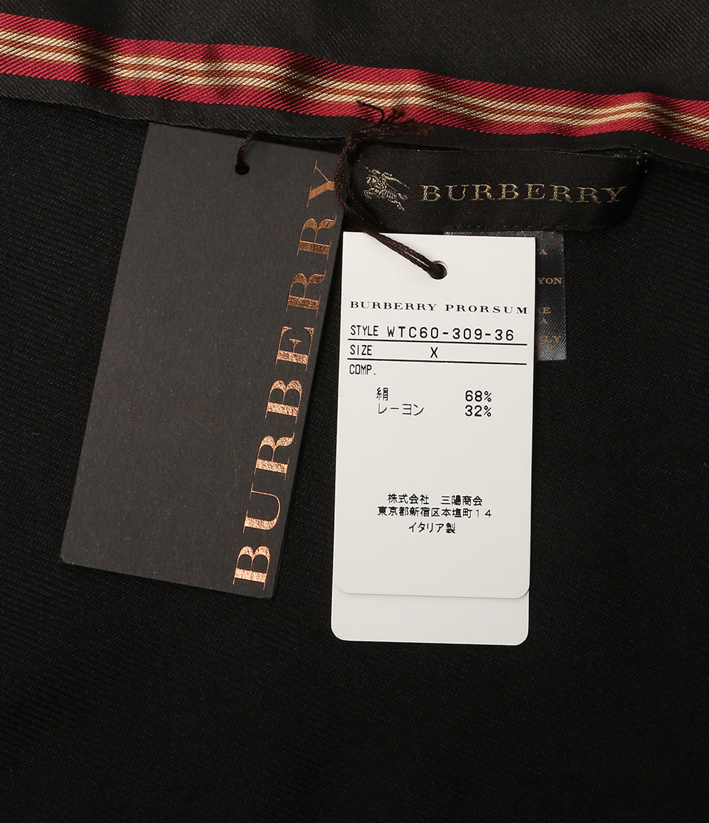 BURBERRY ストール ブラック ストライプ WTC60-309-36 メンズ バーバリー