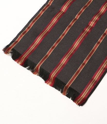BURBERRY ストール ブラック ストライプ WTC60-309-36 メンズ バーバリー