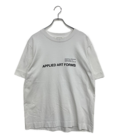 APPLIED ART FORMS アプライド アート フォームズ 半袖Ｔシャツ ホワイト ロゴT メンズ SIZE M