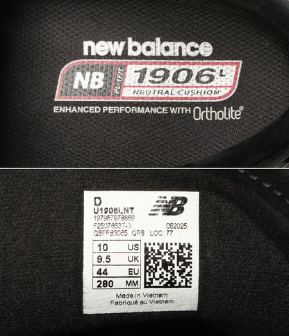 new balance ローファー スウェード 1906L Black Suede メンズ SIZE US10 ニューバランス