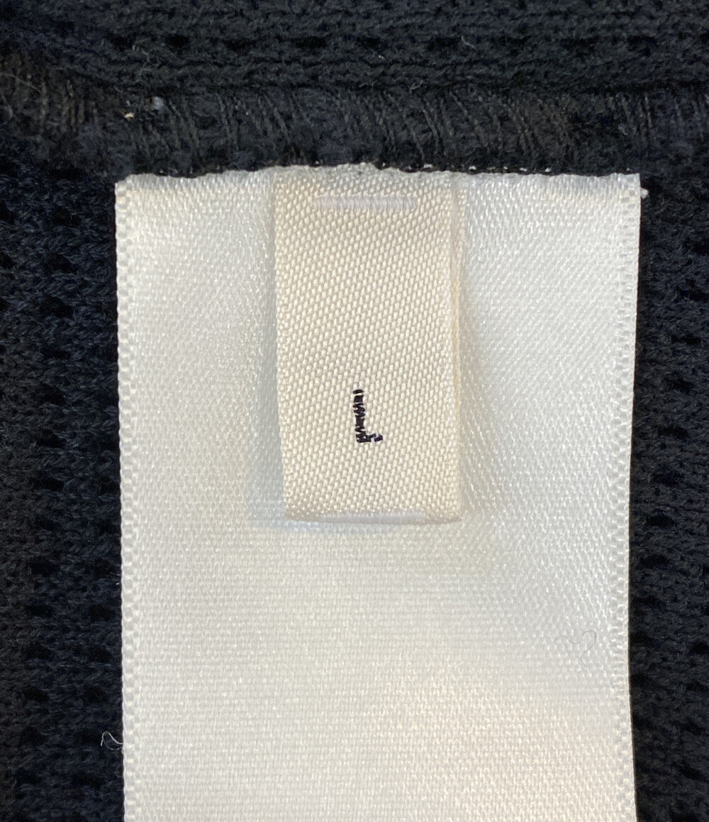 CELINE 半袖Tシャツ カットソー 2X26F818I 16 メッシュ スパンコール メンズ SIZE L セリーヌ
