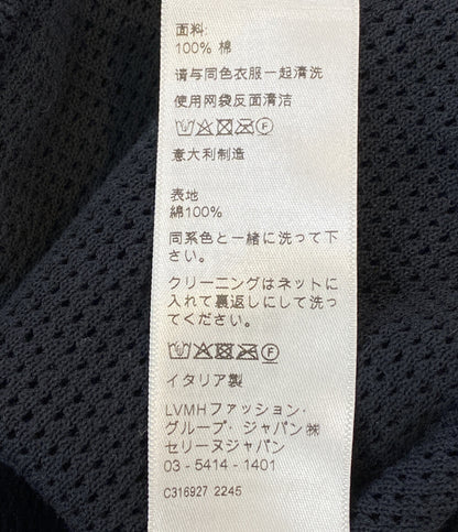CELINE 半袖Tシャツ カットソー 2X26F818I 16 メッシュ スパンコール メンズ SIZE L セリーヌ
