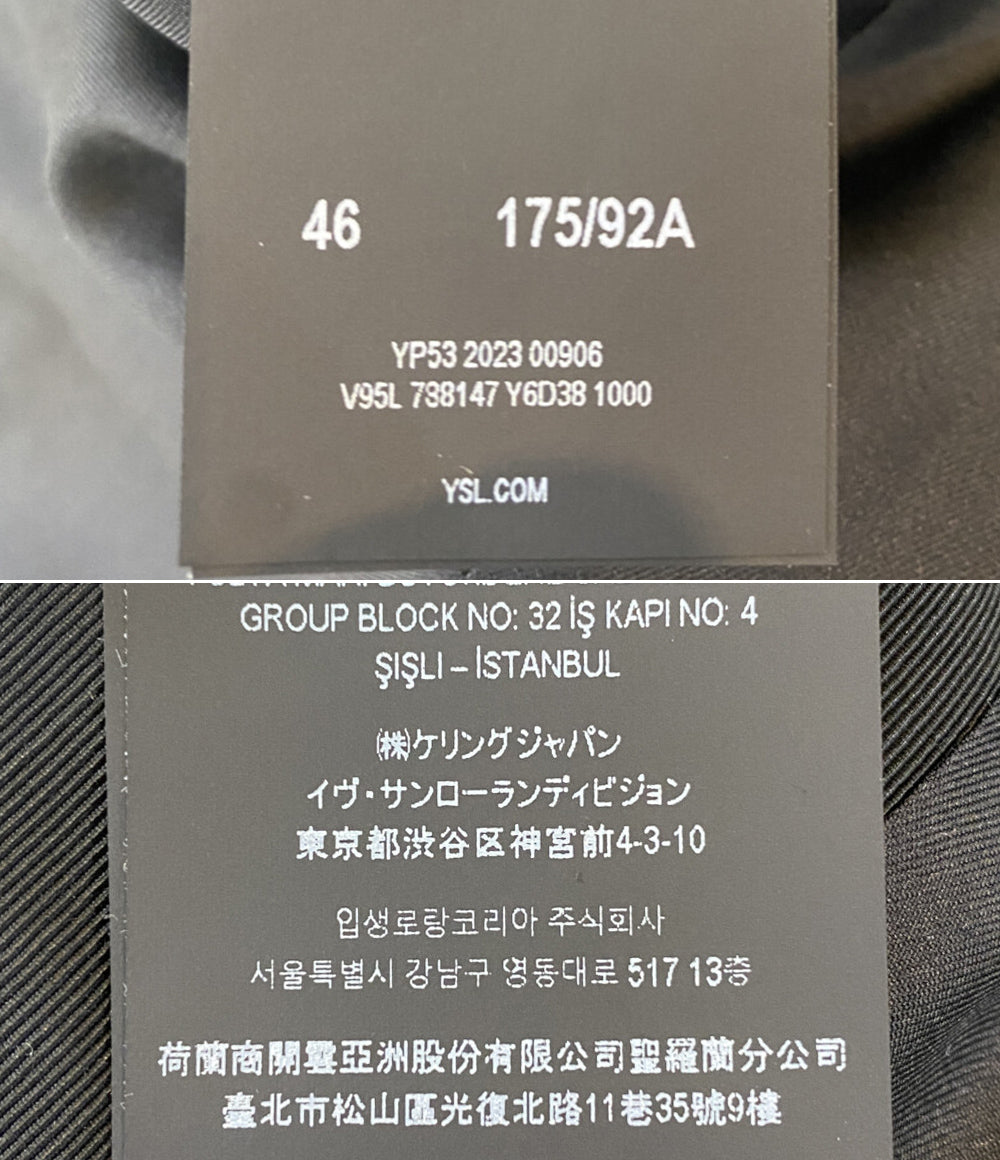 Saint Laurent ジャケット ダブルルレスト 2023AW メンズ SIZE 46 サンローラン