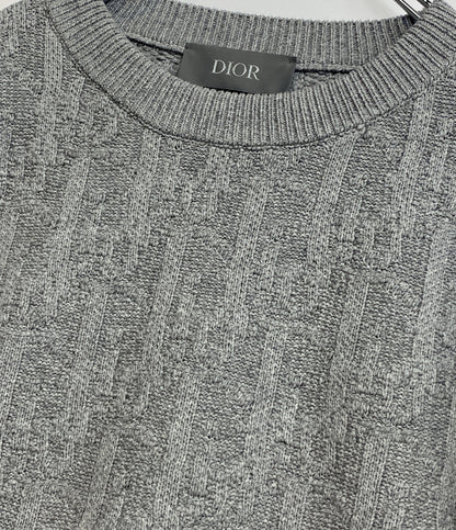 美品 DIOR HOMME ニット オブリーク 513M634A7003 メンズ SIZE S ディオール・オム
