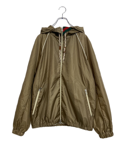 美品 GUCCI ナイロンジップアップ ジャケット 692937 Z8A1Q メンズ SIZE 44 グッチ