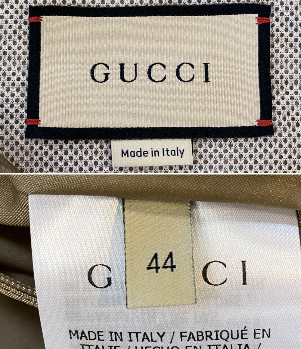 美品 GUCCI ナイロンジップアップ ジャケット 692937 Z8A1Q メンズ SIZE 44 グッチ