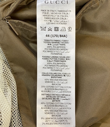 美品 GUCCI ナイロンジップアップ ジャケット 692937 Z8A1Q メンズ SIZE 44 グッチ