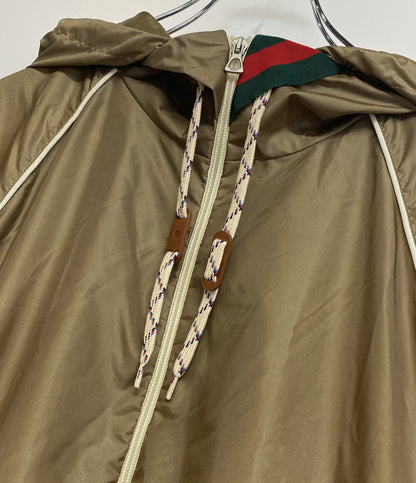 美品 GUCCI ナイロンジップアップ ジャケット 692937 Z8A1Q メンズ SIZE 44 グッチ