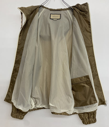 美品 GUCCI ナイロンジップアップ ジャケット 692937 Z8A1Q メンズ SIZE 44 グッチ