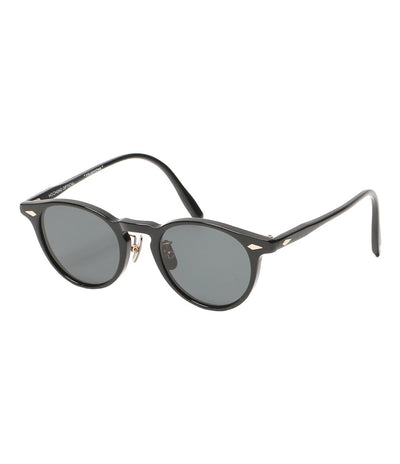 美品 NOCHINO OPTICAL ノチノオプティカル サングラス TSUKIYOMI ブラック ゴールド装飾 レディース