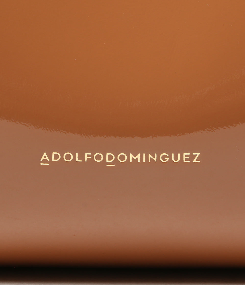 美品 ADOLFO DOMINGUEZ ショルダーバッグ ブラウン 2way レディース アドルフォドミンゲス