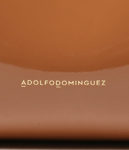 美品 ADOLFO DOMINGUEZ ショルダーバッグ ブラウン 2way レディース アドルフォドミンゲス