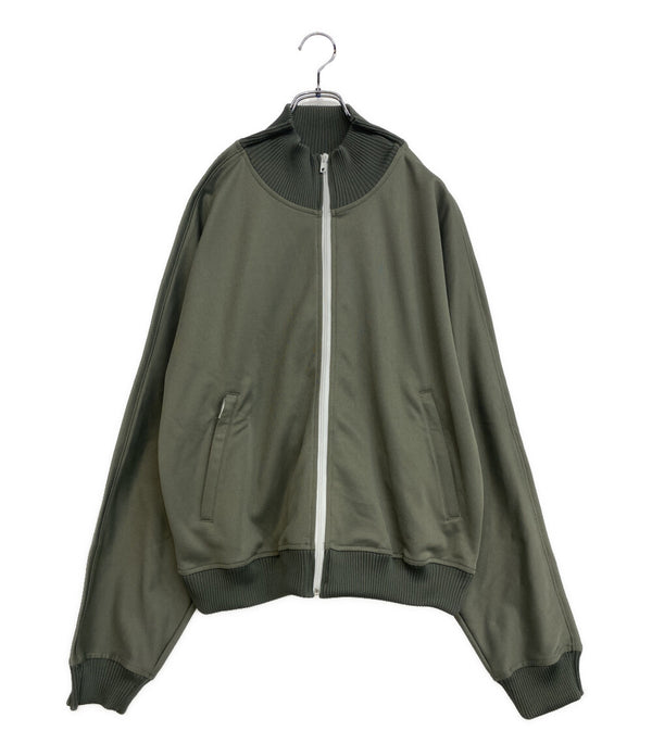 20SS新品46 メゾン マルジェラ トラックジャケット スウェット カーキ 美品 Maison Margiela トラックジャケット ジャージ 2020 S50HG0030