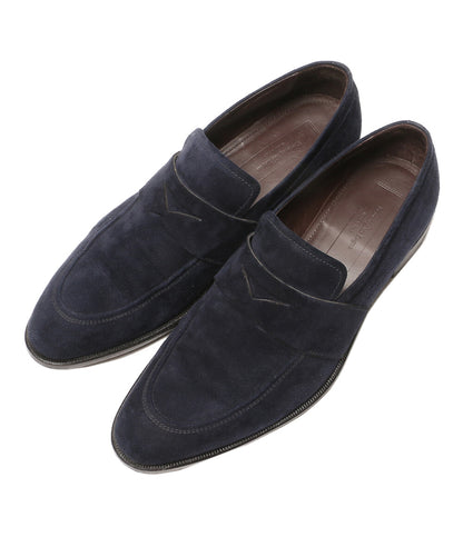 ERMENEGILDO ZEGNA ネイビーコインローファー メンズ SIZE EU7.5 エルメネジルド ゼニア