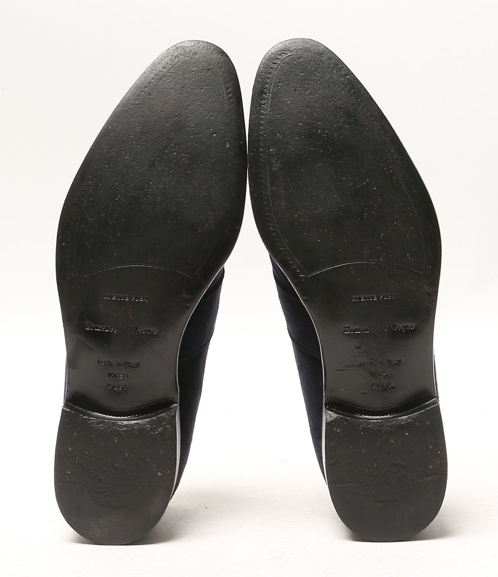 ERMENEGILDO ZEGNA ネイビーコインローファー メンズ SIZE EU7.5 エルメネジルド ゼニア