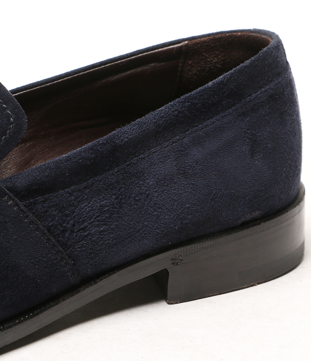 ERMENEGILDO ZEGNA ネイビーコインローファー メンズ SIZE EU7.5 エルメネジルド ゼニア