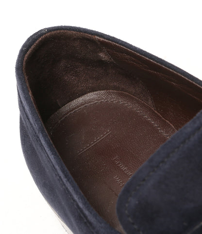 ERMENEGILDO ZEGNA ネイビーコインローファー メンズ SIZE EU7.5 エルメネジルド ゼニア