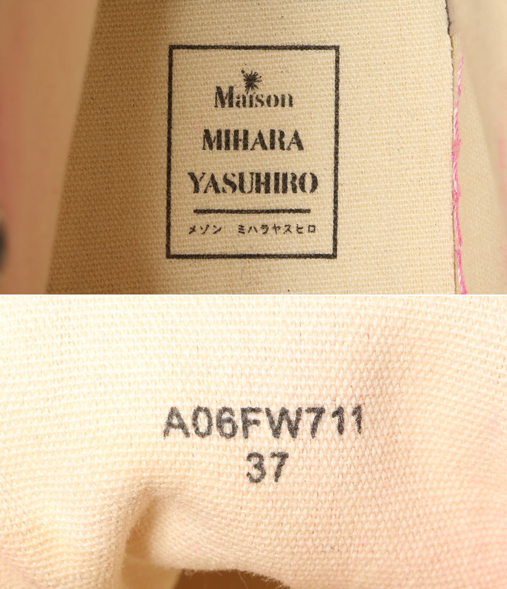 MIHARA YASUHIRO スニーカー A06FW711 オリジナルソール 21SS ネオンピンク レディース SIZE 37 メゾン ミハラヤスヒロ