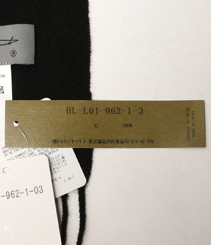 美品 YOHJI YAMAMOTO POUR HOMME ストール HL-L01-962 メンズ ヨウジヤマモトプールオム