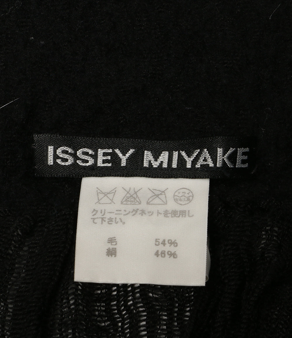 ISSEY MIYAKE ストール ブラック レディース イッセイミヤケ